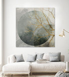 Mid Night II by Eva Watts on GIANT ART - gold trees