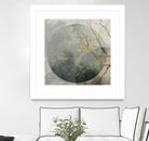 Mid Night II by Eva Watts on GIANT ART - gold trees