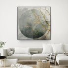 Mid Night II by Eva Watts on GIANT ART - gold trees