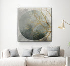 Mid Night II by Eva Watts on GIANT ART - gold trees