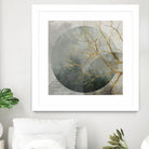 Mid Night II by Eva Watts on GIANT ART - gold trees