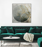 Mid Night II by Eva Watts on GIANT ART - gold trees