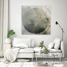 Mid Night II by Eva Watts on GIANT ART - gold trees