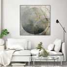 Mid Night II by Eva Watts on GIANT ART - gold trees