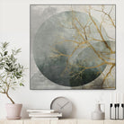 Mid Night II by Eva Watts on GIANT ART - gold trees