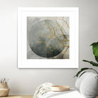 Mid Night II by Eva Watts on GIANT ART - gold trees