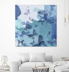 Drift II by Eva Watts on GIANT ART - cyan wildlife