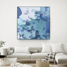 Drift II by Eva Watts on GIANT ART - cyan wildlife