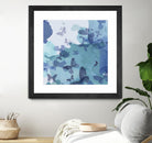 Drift II by Eva Watts on GIANT ART - cyan wildlife