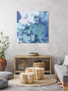 Drift II by Eva Watts on GIANT ART - cyan wildlife