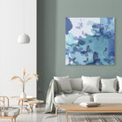 Drift II by Eva Watts on GIANT ART - cyan wildlife