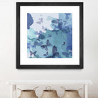 Drift II by Eva Watts on GIANT ART - cyan wildlife