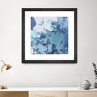 Drift II by Eva Watts on GIANT ART - cyan wildlife