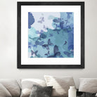 Drift II by Eva Watts on GIANT ART - cyan wildlife