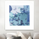 Drift II by Eva Watts on GIANT ART - cyan wildlife