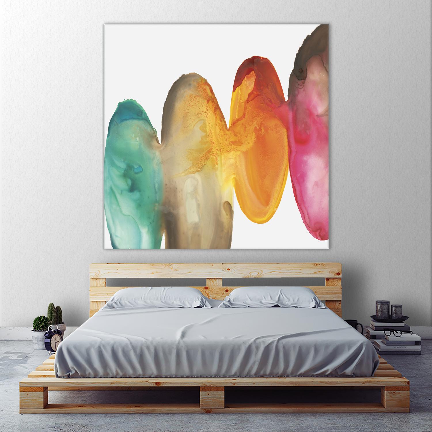 Bound I by Eva Watts on GIANT ART - orange abstract