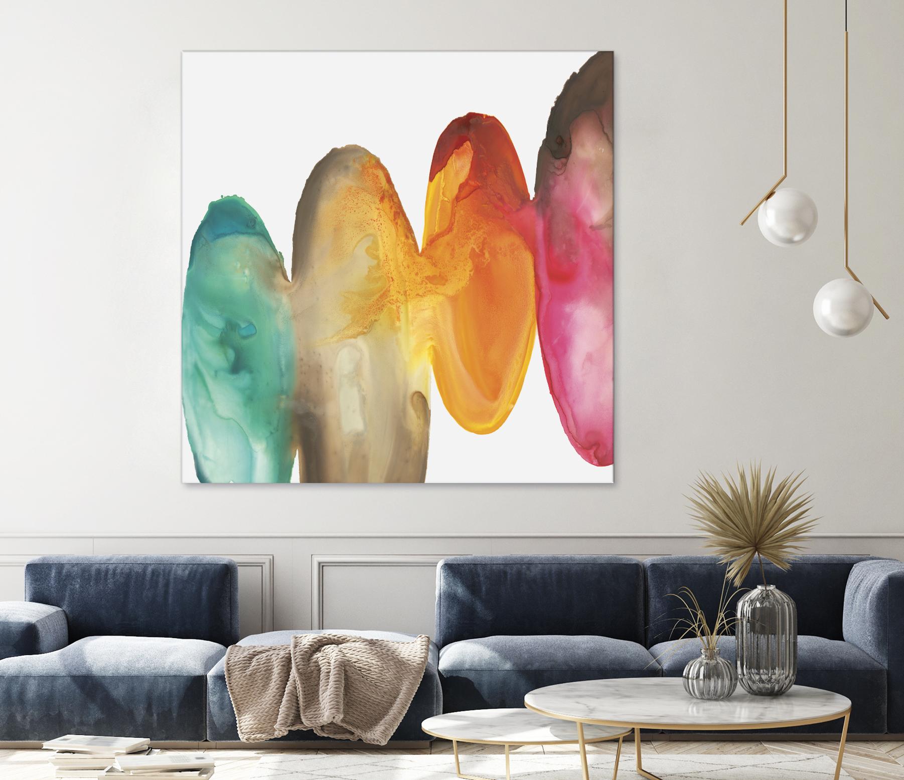 Bound I by Eva Watts on GIANT ART - orange abstract