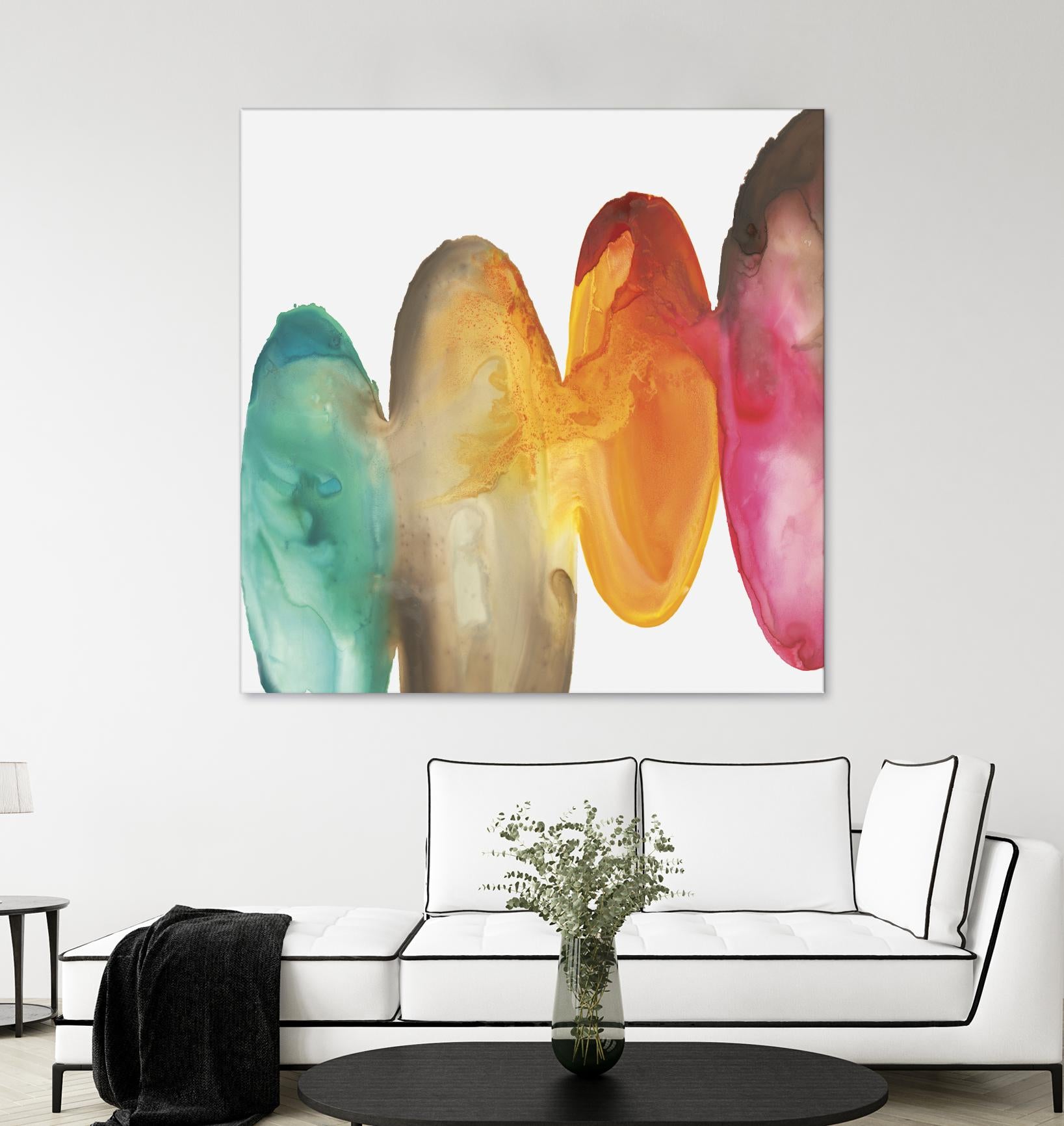 Bound I by Eva Watts on GIANT ART - orange abstract