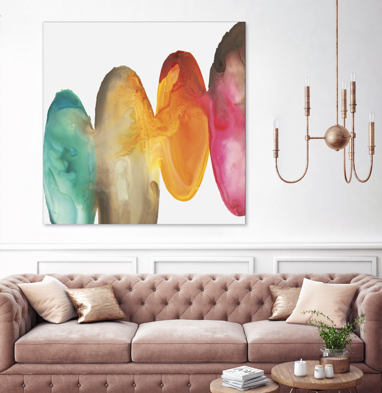 Bound I by Eva Watts on GIANT ART - orange abstract