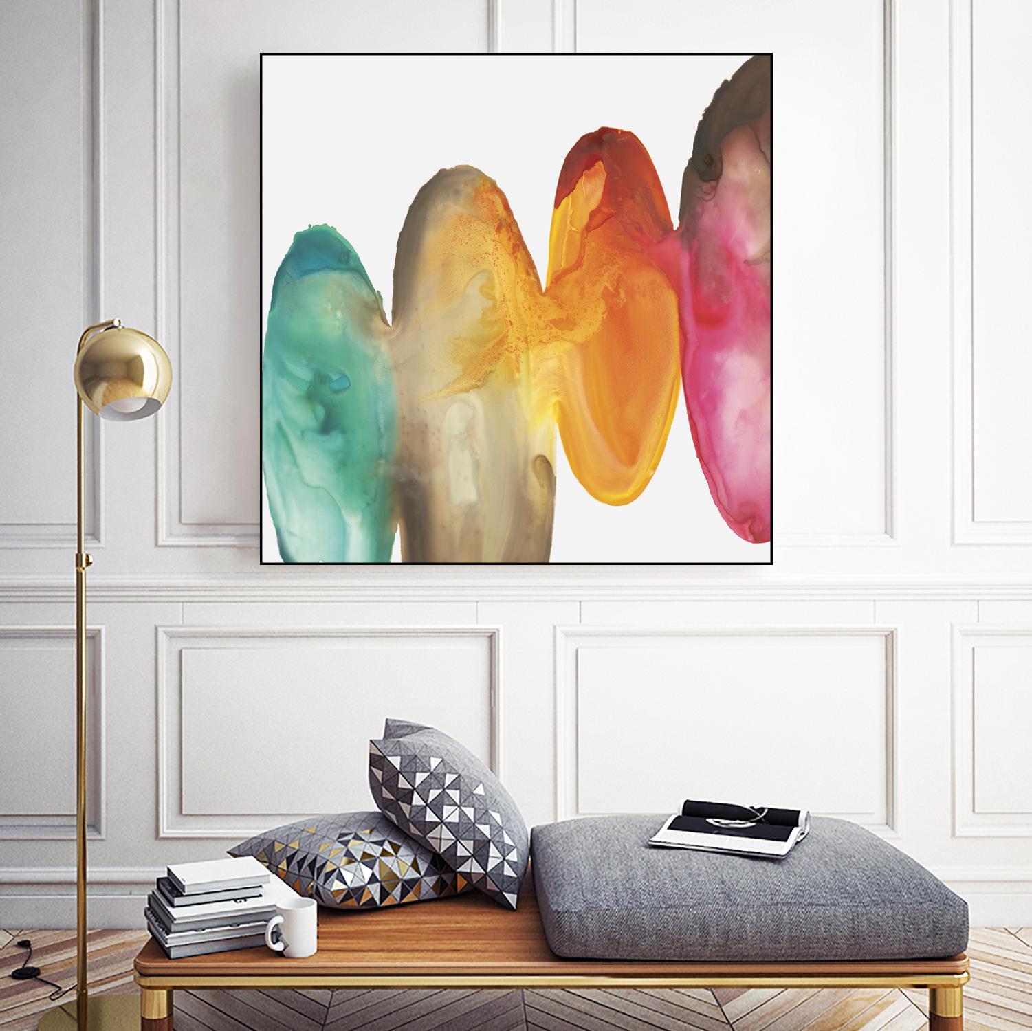 Bound I by Eva Watts on GIANT ART - orange abstract