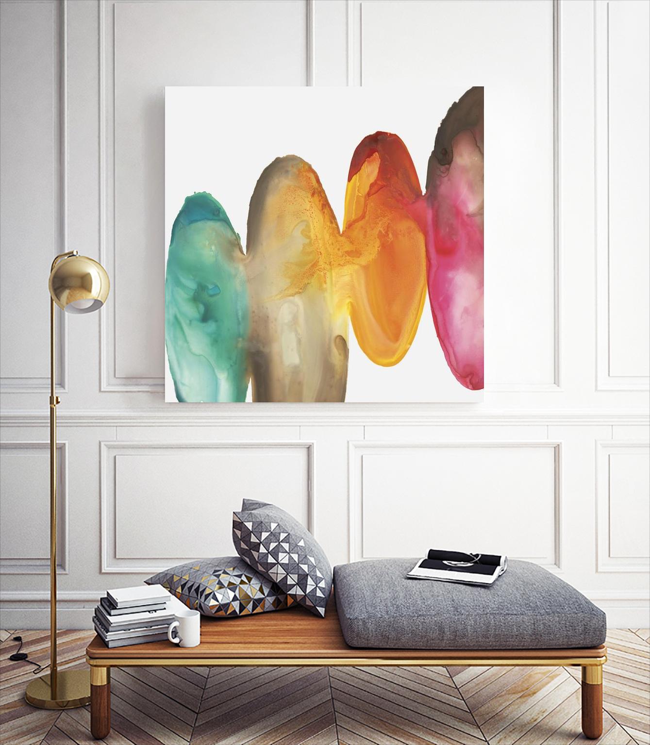 Bound I by Eva Watts on GIANT ART - orange abstract