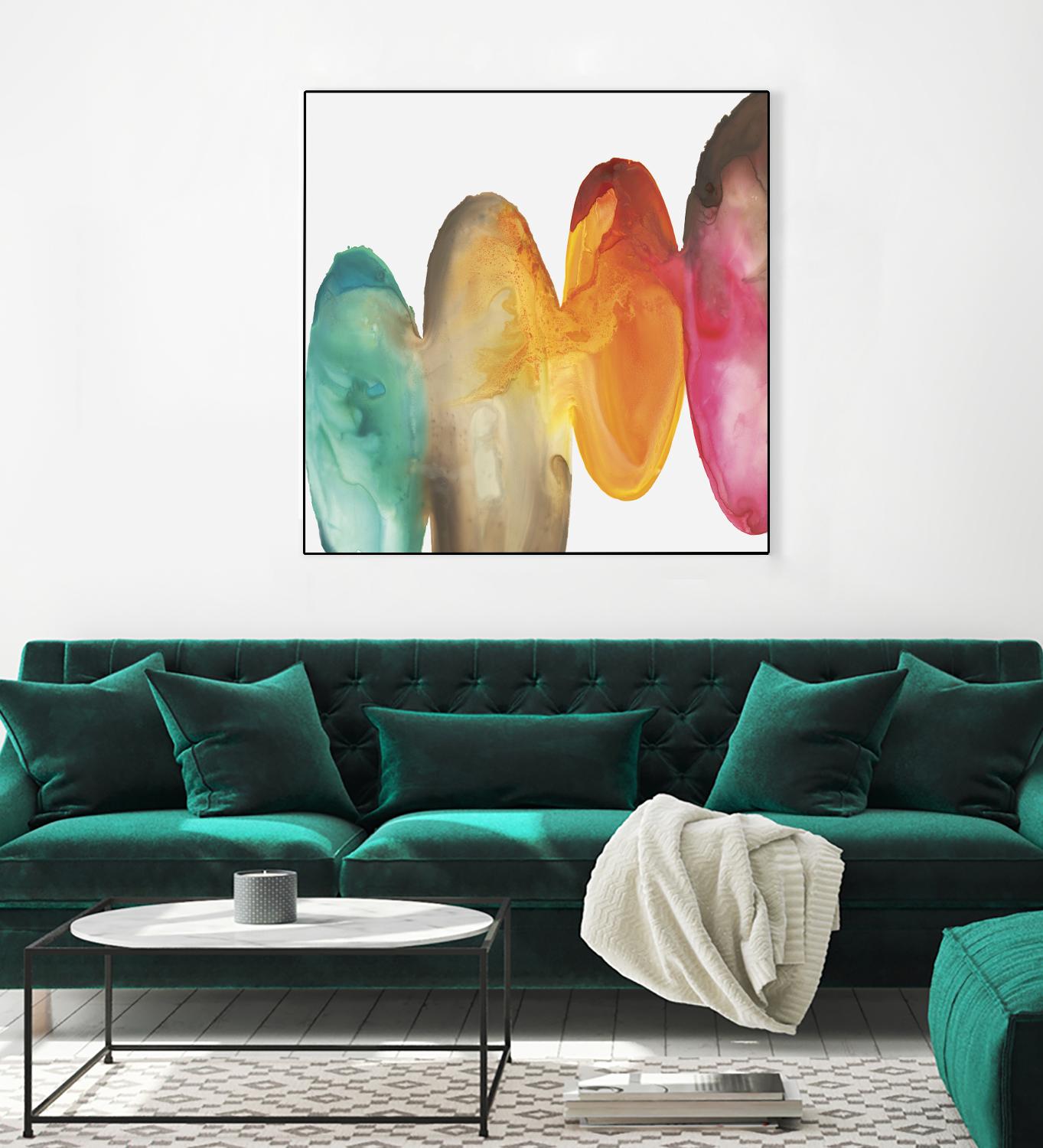 Bound I by Eva Watts on GIANT ART - orange abstract