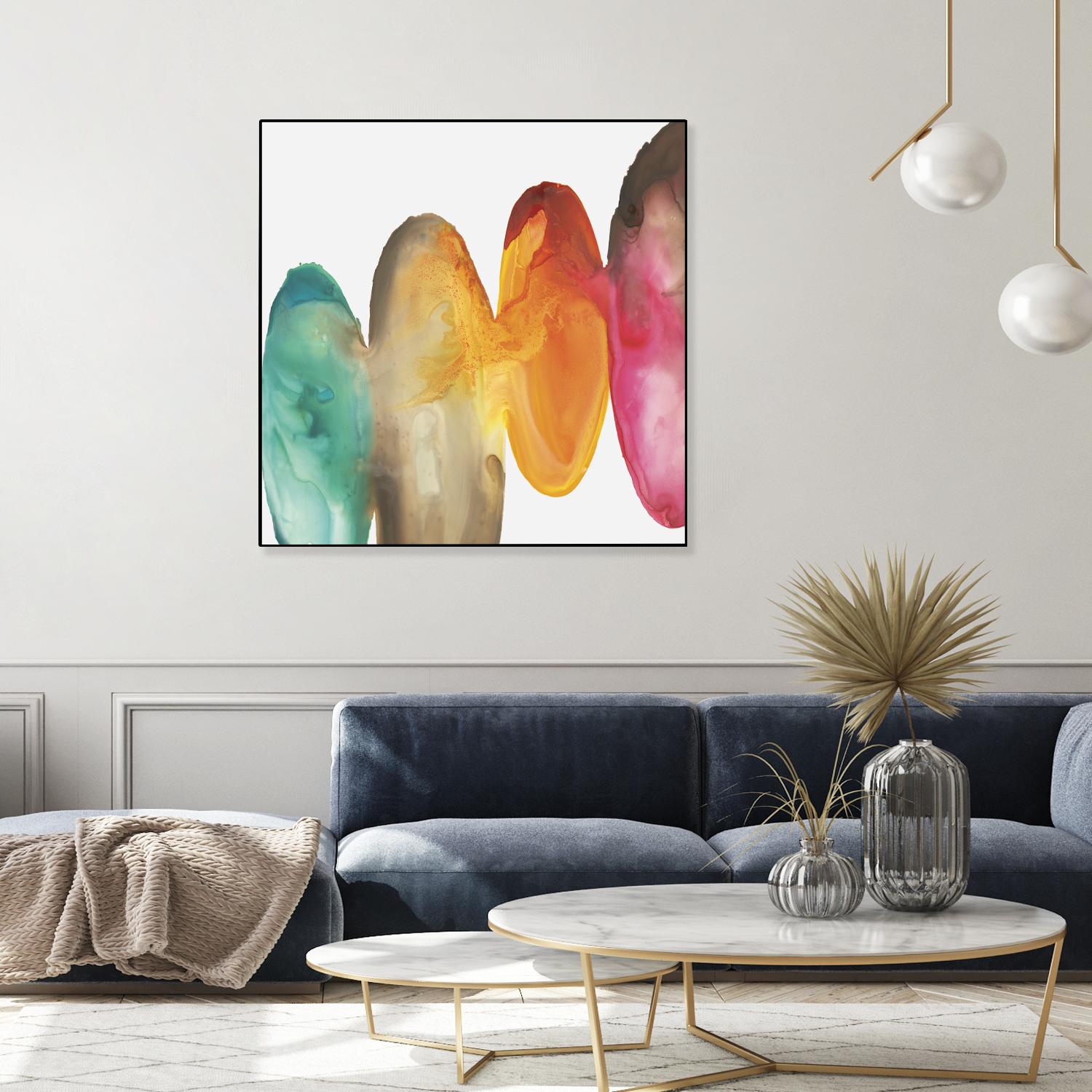 Bound I by Eva Watts on GIANT ART - orange abstract