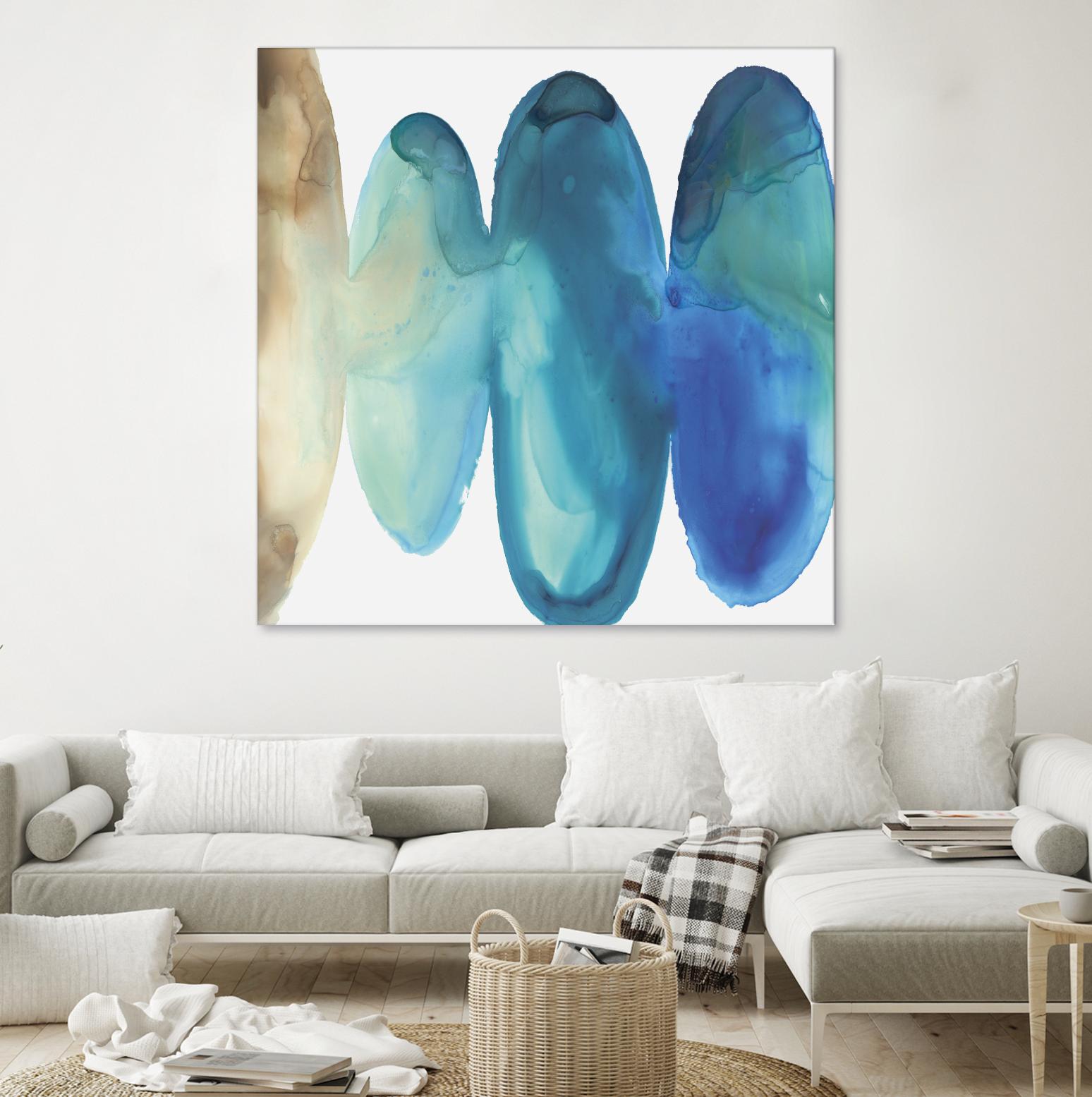 Bound II by Eva Watts on GIANT ART - white abstract