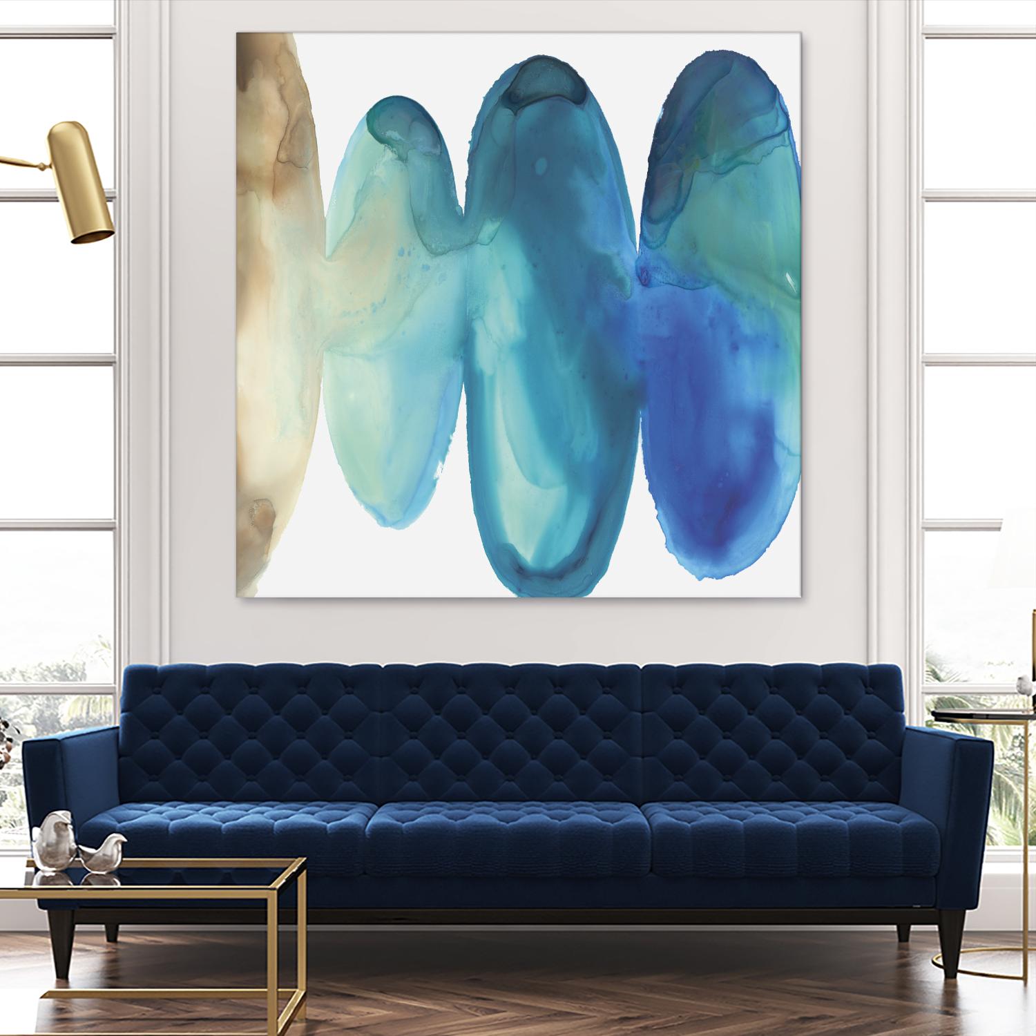 Bound II by Eva Watts on GIANT ART - white abstract