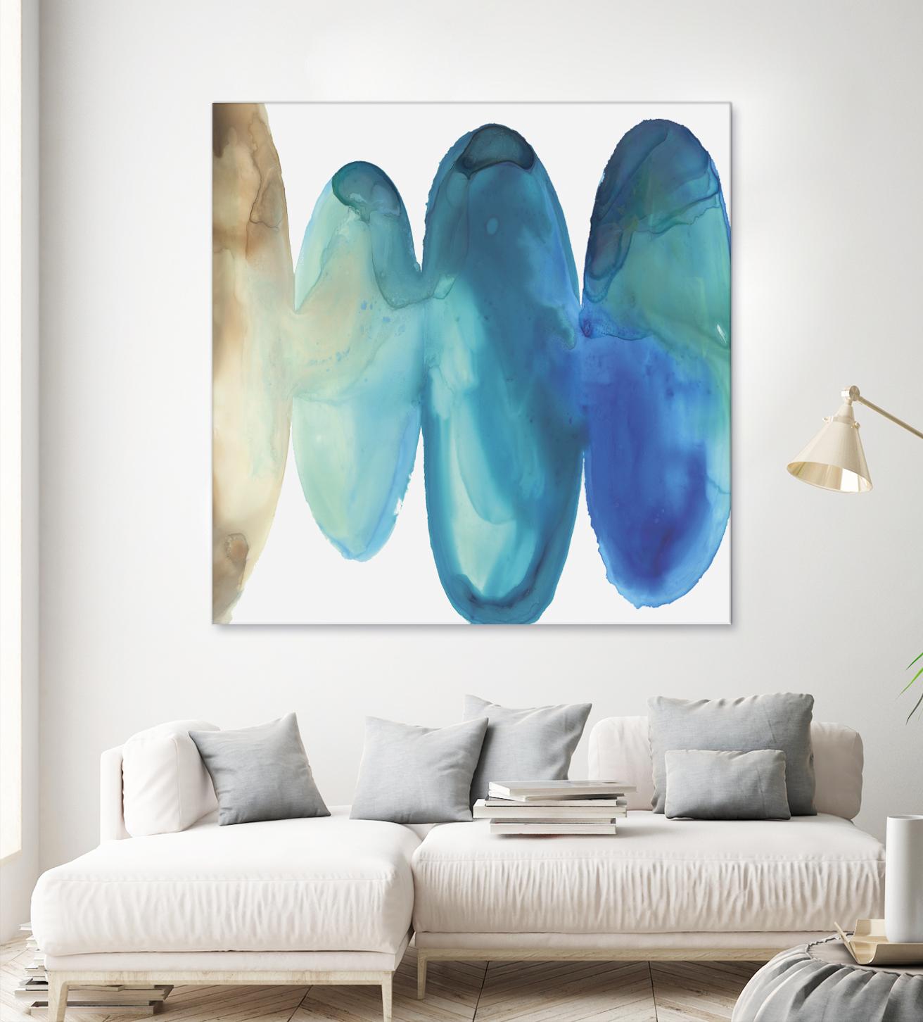 Bound II by Eva Watts on GIANT ART - white abstract