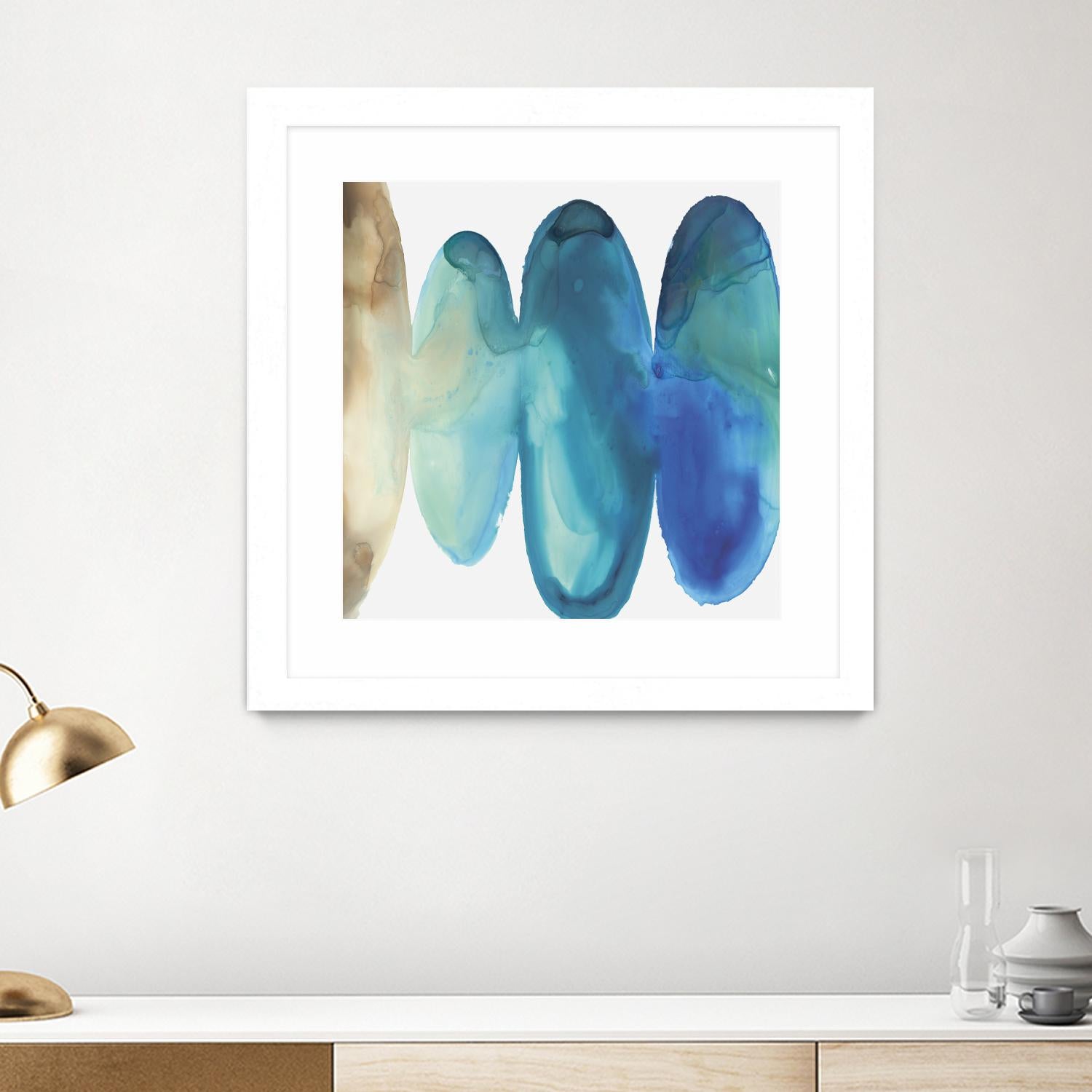 Bound II by Eva Watts on GIANT ART - white abstract