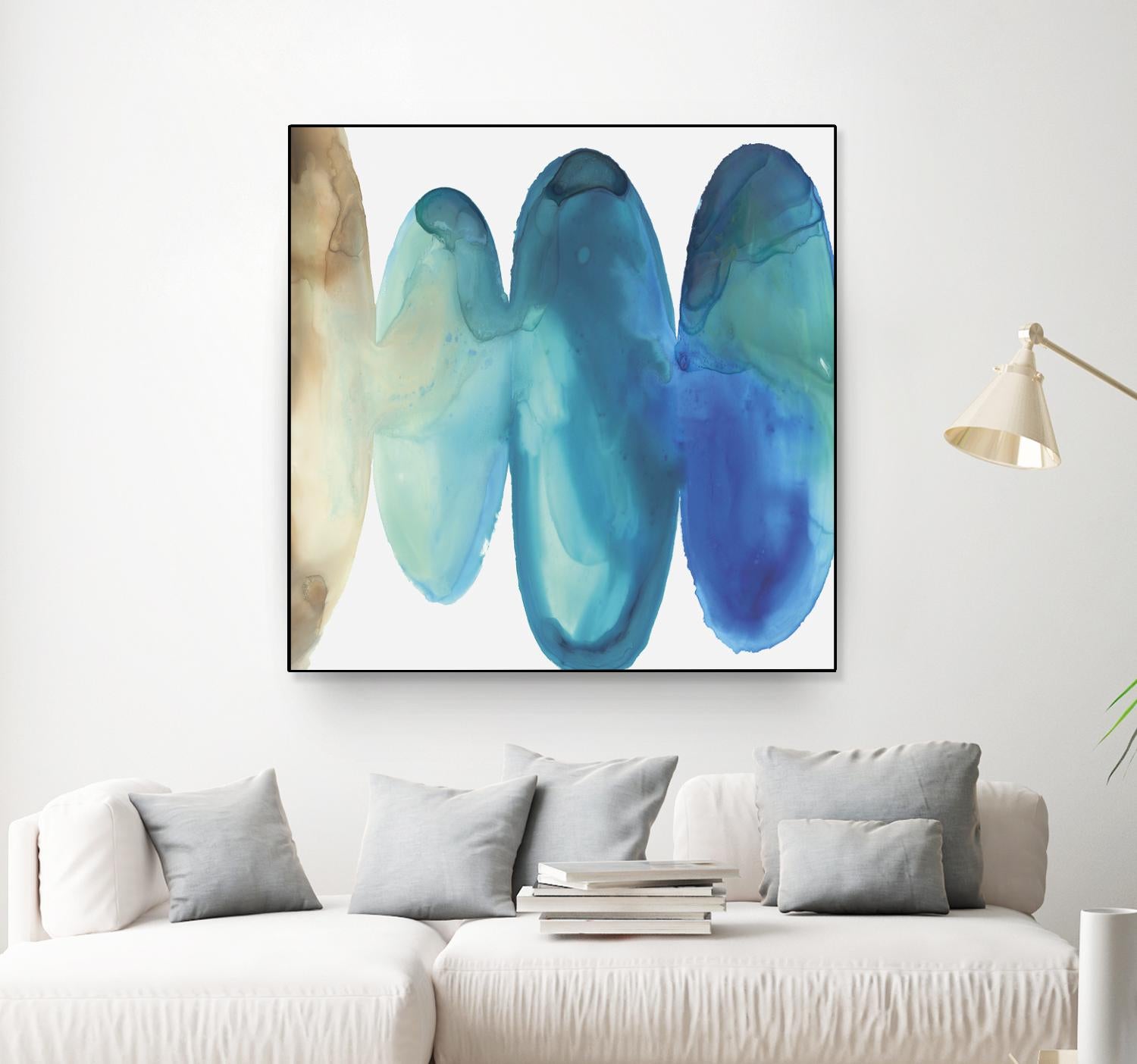 Bound II by Eva Watts on GIANT ART - white abstract