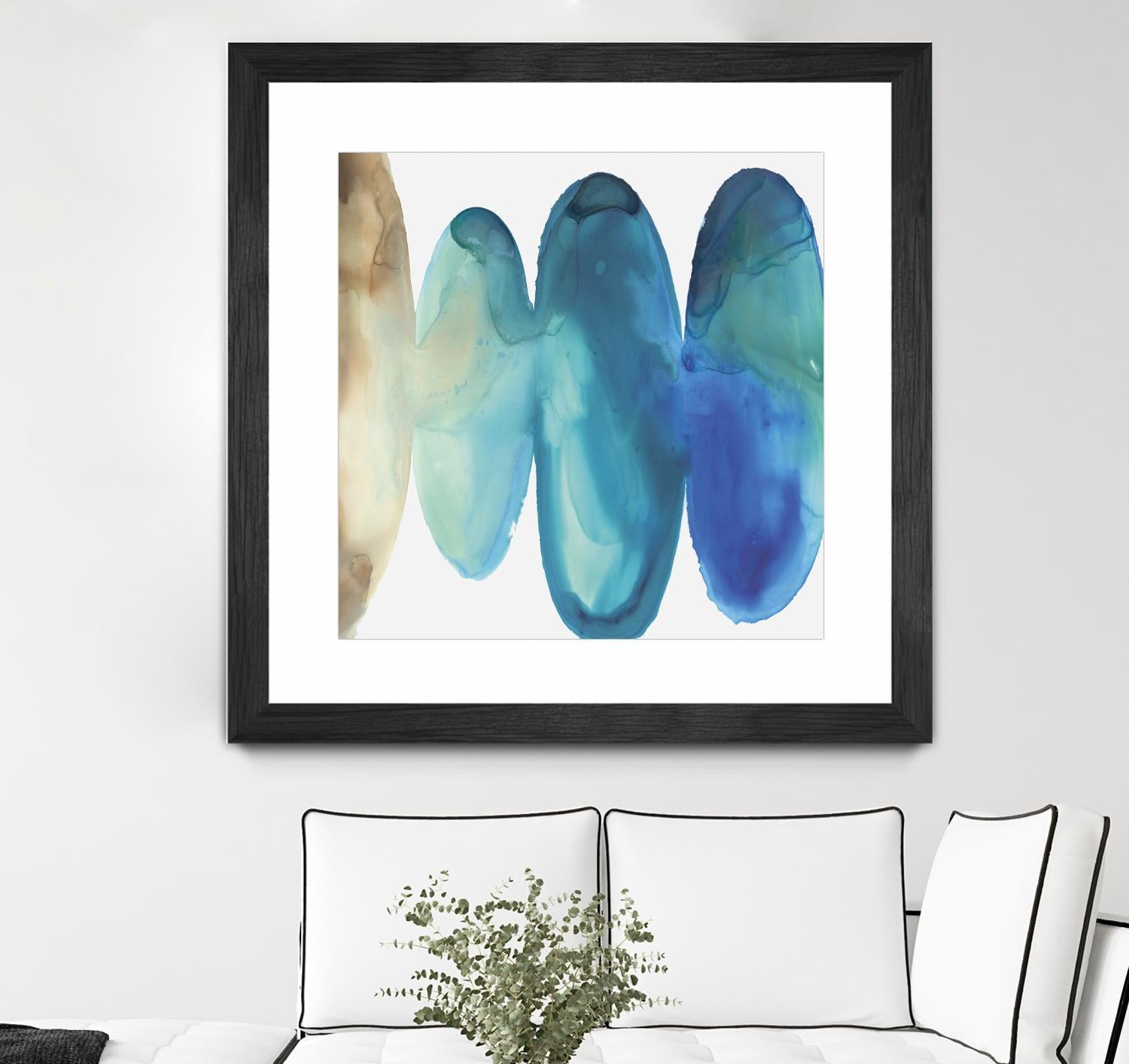 Bound II by Eva Watts on GIANT ART - white abstract