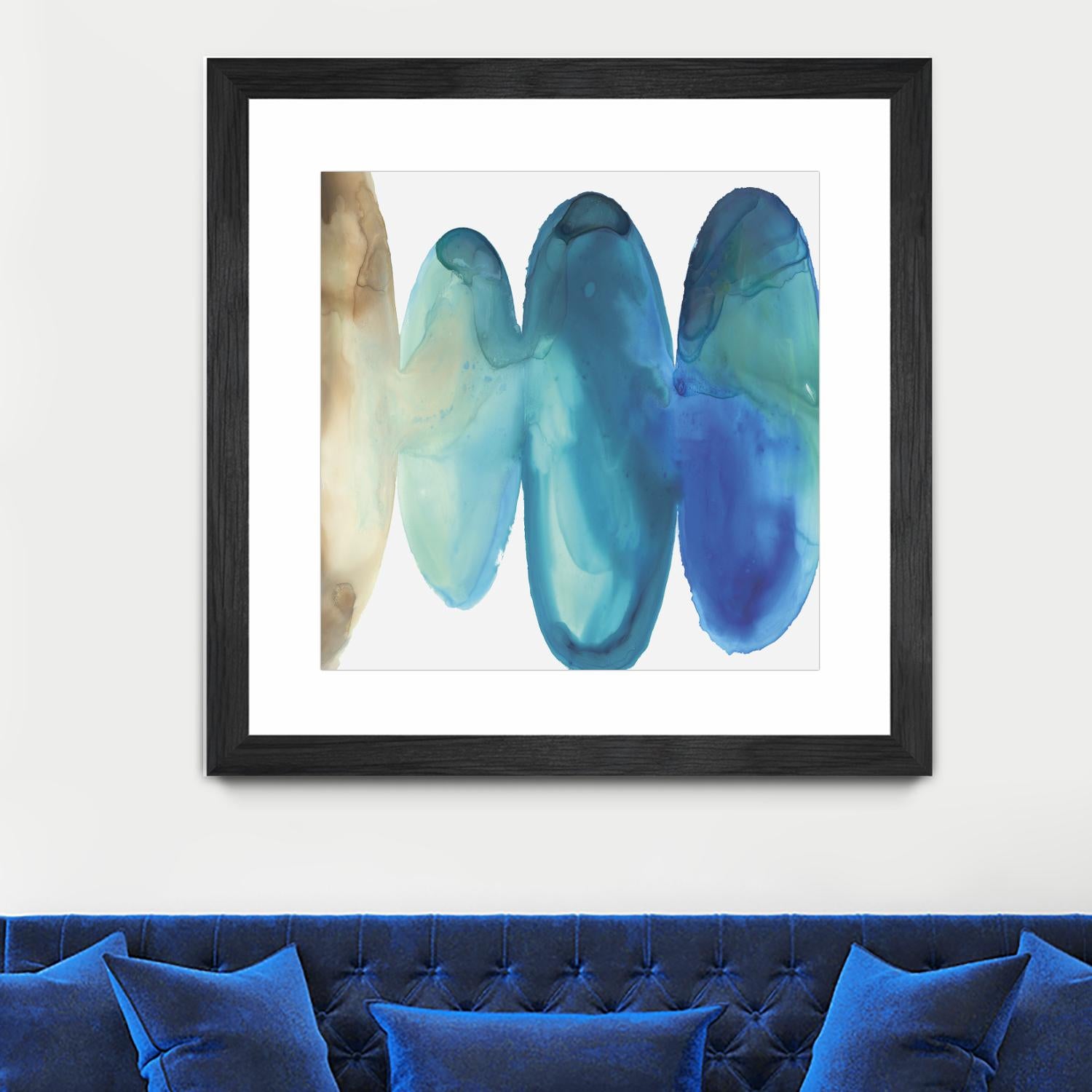 Bound II by Eva Watts on GIANT ART - white abstract