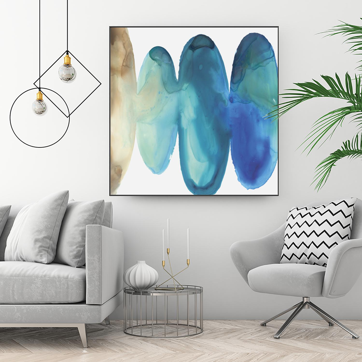 Bound II by Eva Watts on GIANT ART - white abstract