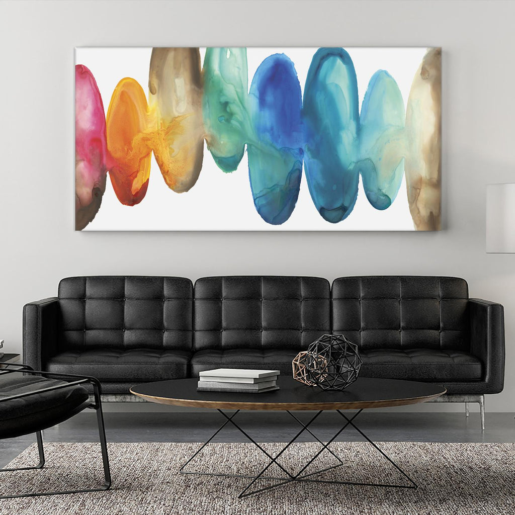 Here We Go by Eva Watts on GIANT ART - blue abstract