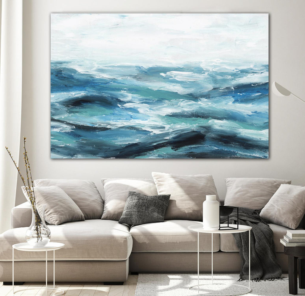Oceanic I par Isabelle Z sur GIANT ART - scène de mer blanche