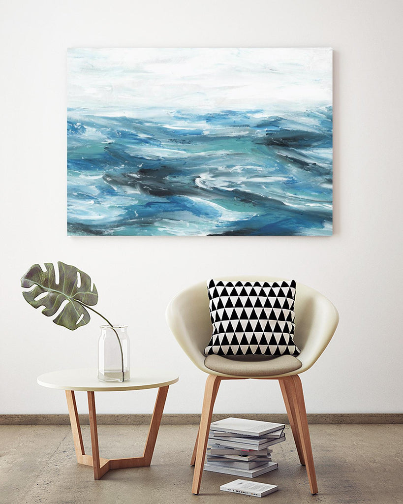 Oceanic II by Isabelle Z on GIANT ART - white sea scene