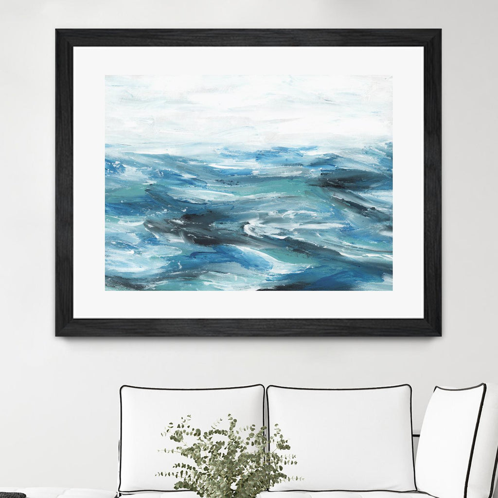 Oceanic II by Isabelle Z on GIANT ART - white sea scene