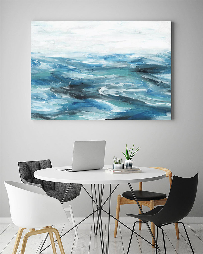 Oceanic II par Isabelle Z sur GIANT ART - scène de mer blanche