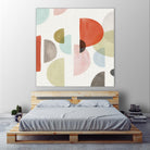 Dot Com I by Isabelle Z on GIANT ART - red abstract
