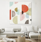 Dot Com I by Isabelle Z on GIANT ART - red abstract
