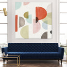 Dot Com I by Isabelle Z on GIANT ART - red abstract