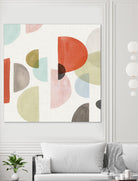 Dot Com I by Isabelle Z on GIANT ART - red abstract