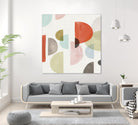 Dot Com I by Isabelle Z on GIANT ART - red abstract