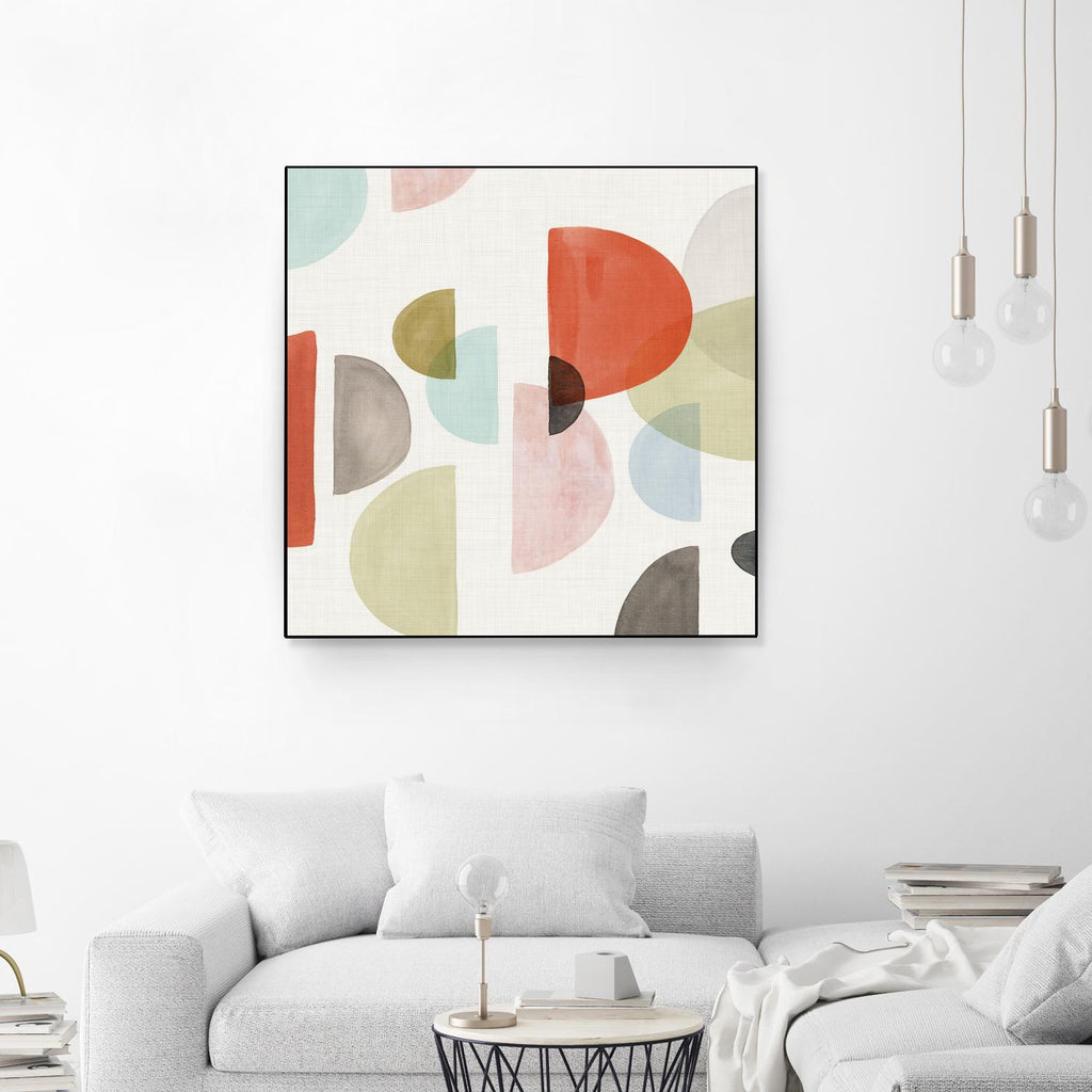 Dot Com I by Isabelle Z on GIANT ART - red abstract