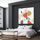 Dot Com II by Isabelle Z on GIANT ART - red abstract