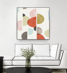 Dot Com II by Isabelle Z on GIANT ART - red abstract