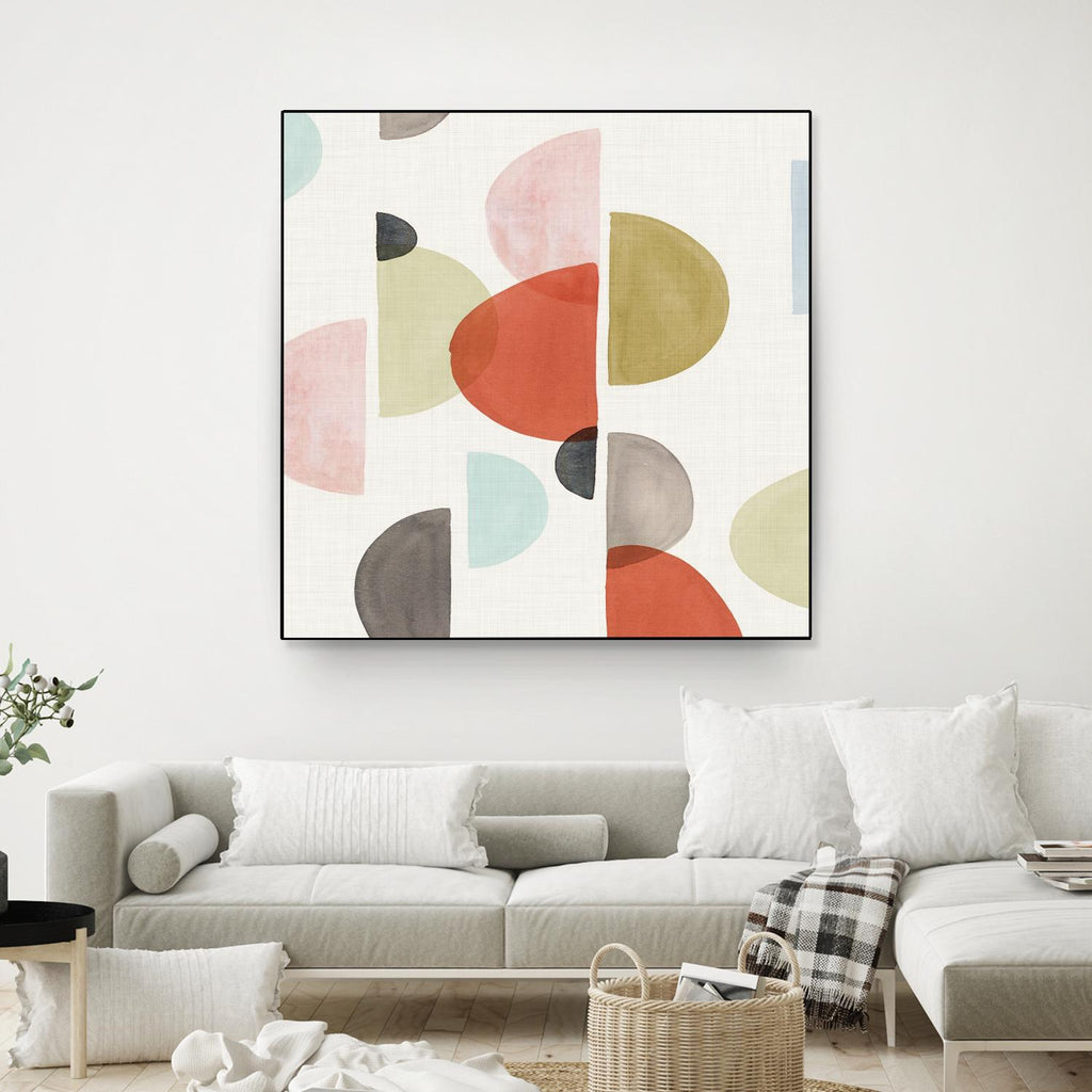 Dot Com II by Isabelle Z on GIANT ART - red abstract