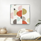 Dot Com II by Isabelle Z on GIANT ART - red abstract